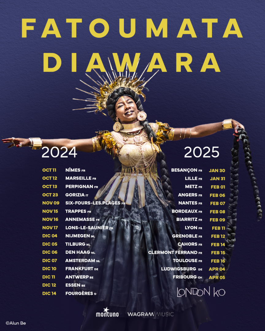 Fatoumata Diawara anuncia gira de otoño por Europa